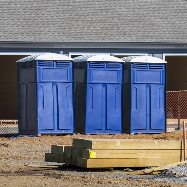 are there any restrictions on what items can be disposed of in the porta potties in Leach